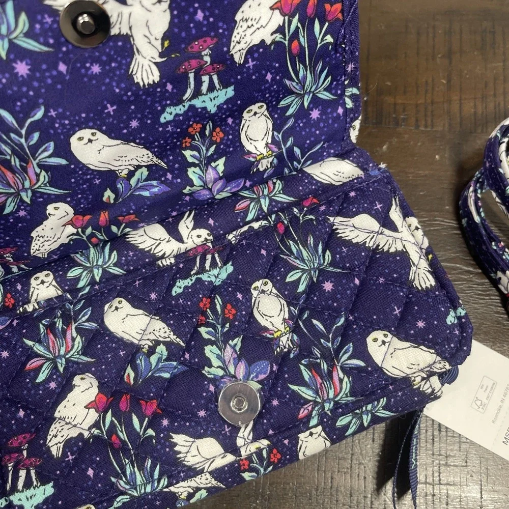 Vera Bradley Harry Potter Forbidden Forest RFID All In One Crossbody Bag Wallet
